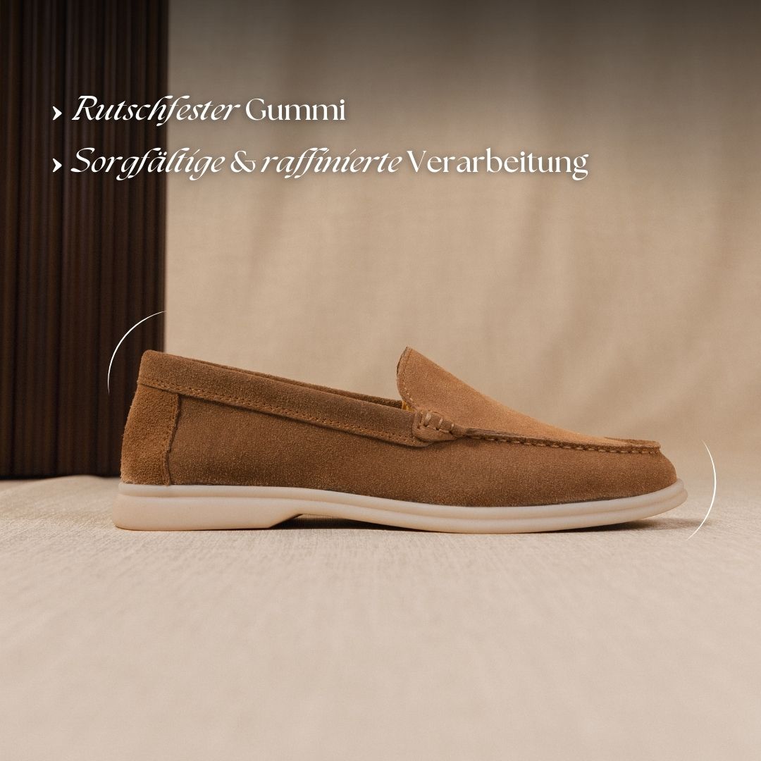 Yacht - Premium Loafer aus echtem Wildleder für Herren