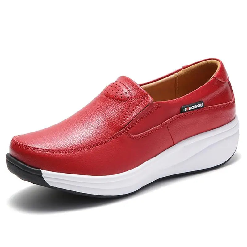 Orthopädische Loafer mit Keilsohle für Damen