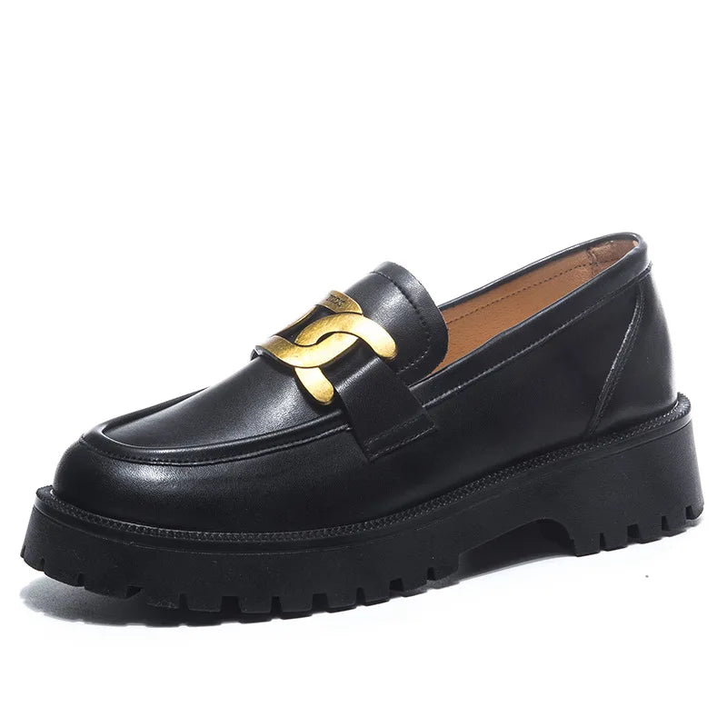 Elegante Loafer mit Plateausohle für Damen