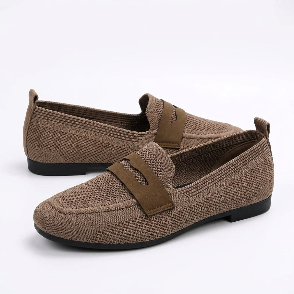 Weicher Loafer aus Baumwollstrick für Damen