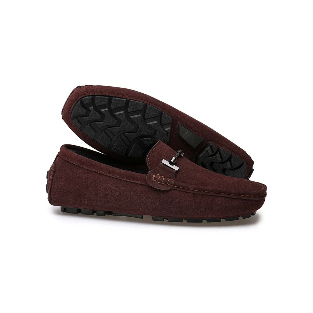 Gefütterte Wildleder-Loafer für Herren