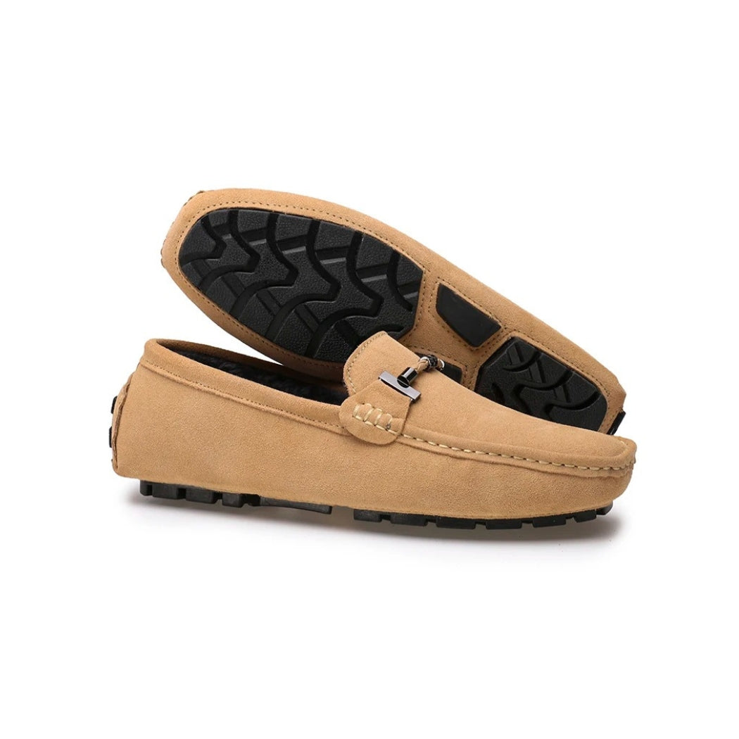 Gefütterte Wildleder-Loafer für Herren