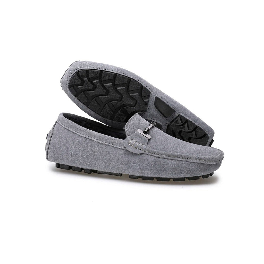 Gefütterte Wildleder-Loafer für Herren