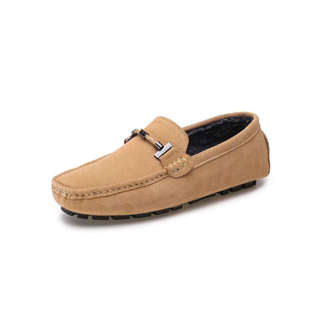 Gefütterte Wildleder-Loafer für Herren