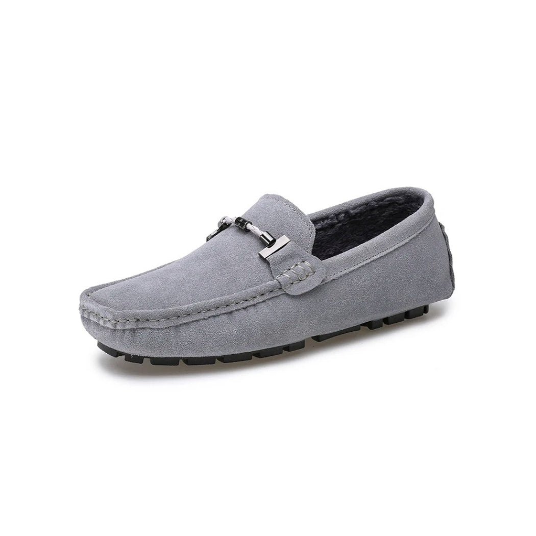 Gefütterte Wildleder-Loafer für Herren