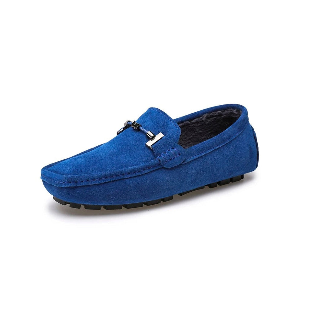 Gefütterte Wildleder-Loafer für Herren
