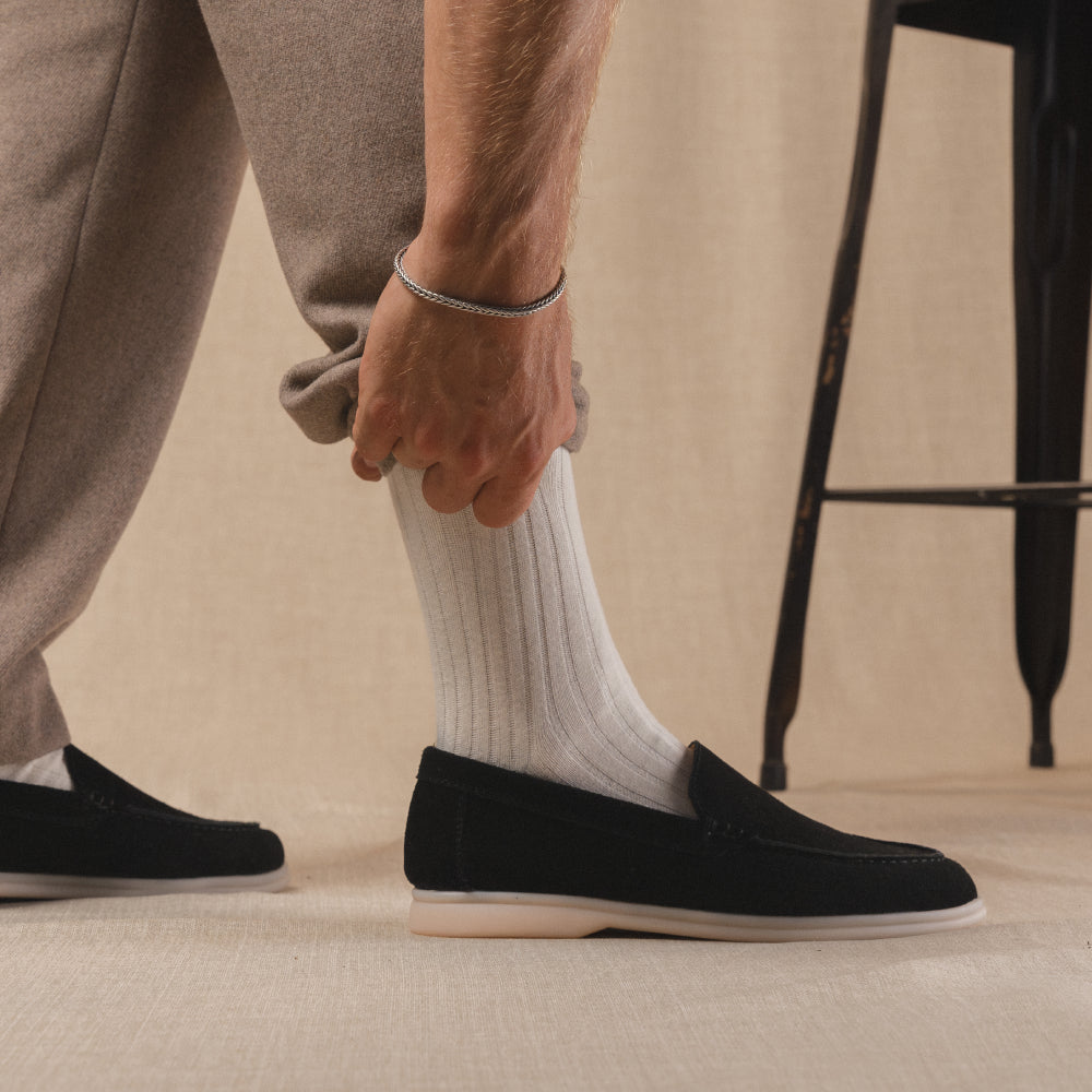 Yacht - Premium Loafer aus echtem Wildleder für Herren
