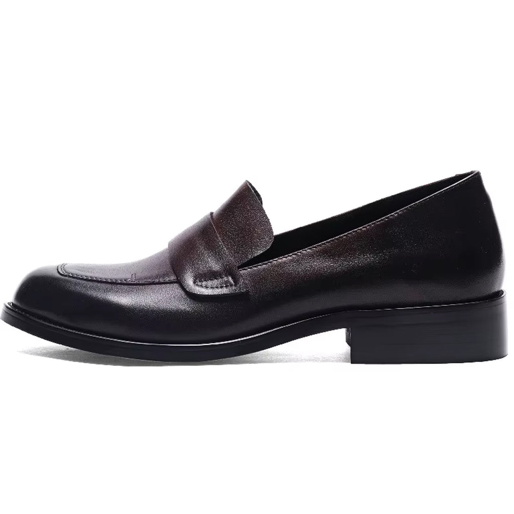 Eleganter klassischer Leder-Loafer für Damen