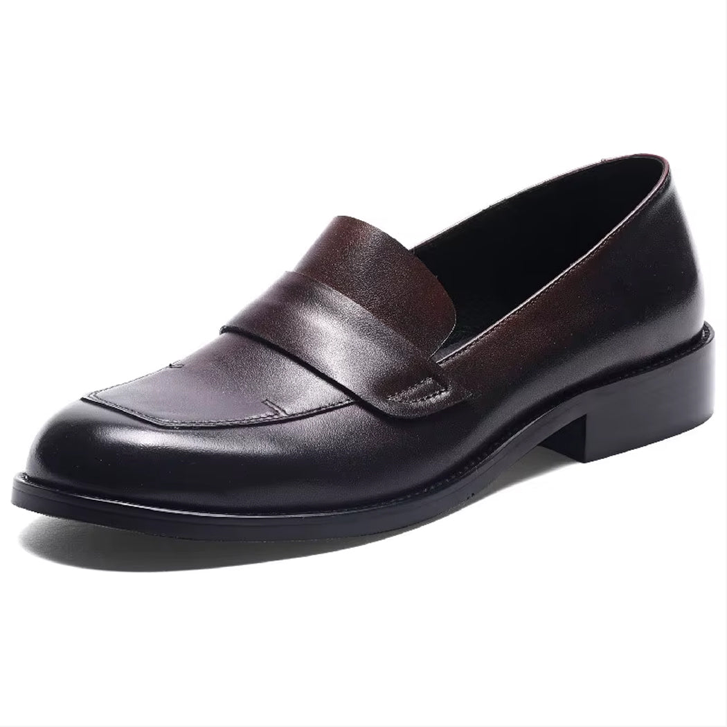 Eleganter klassischer Leder-Loafer für Damen