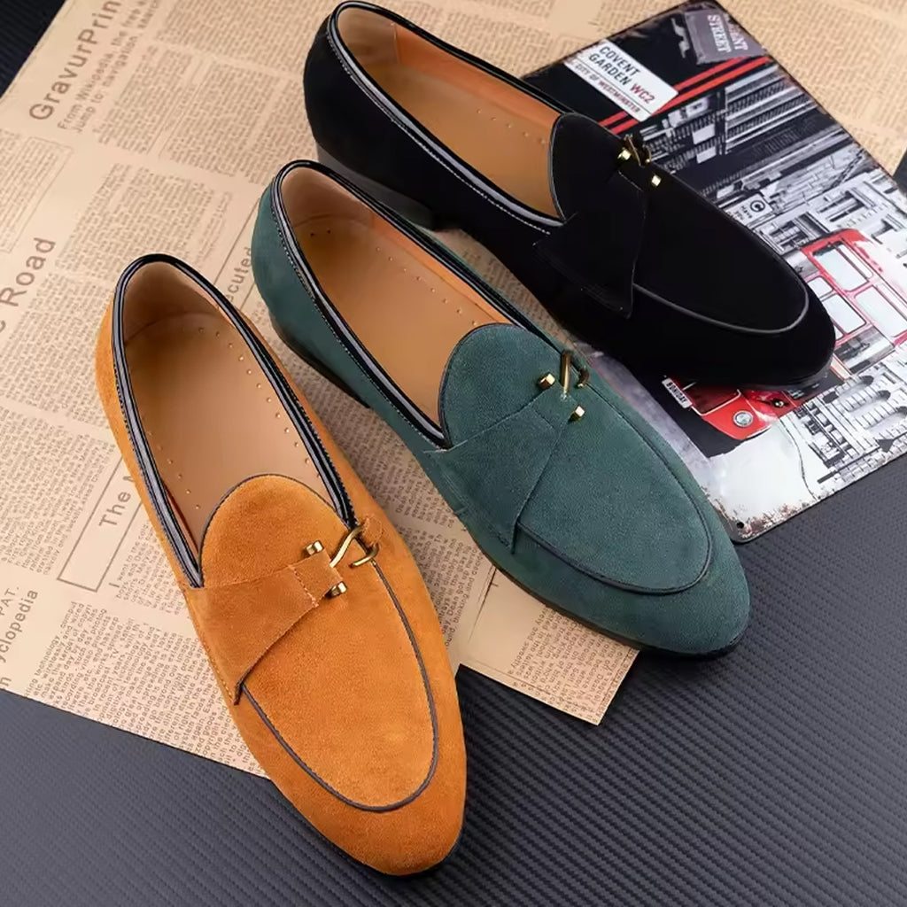 Eleganter Wildleder-Loafer für Herren