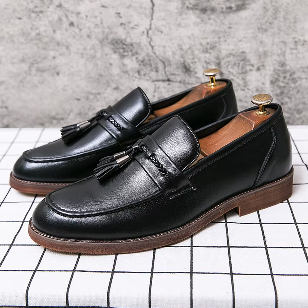 Eleganter Leder-Loafer mit Quaste für Herren