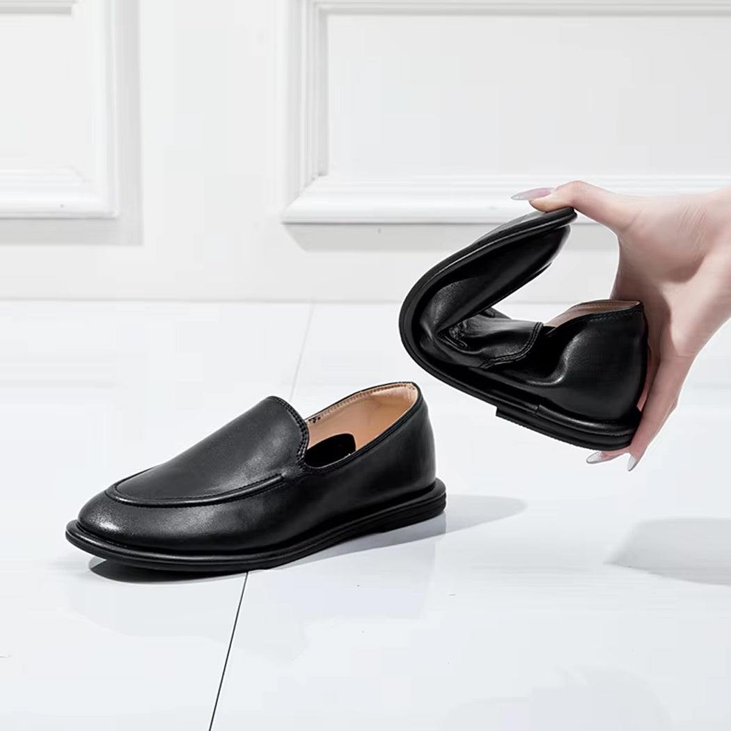 Leder Slipper Mokassin für Damen