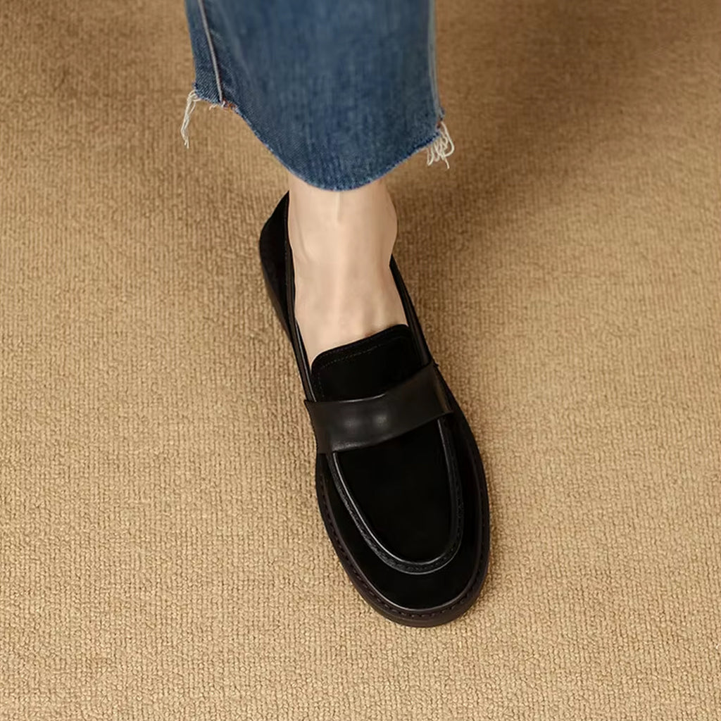 Klassischer Wildleder-Loafer für Damen