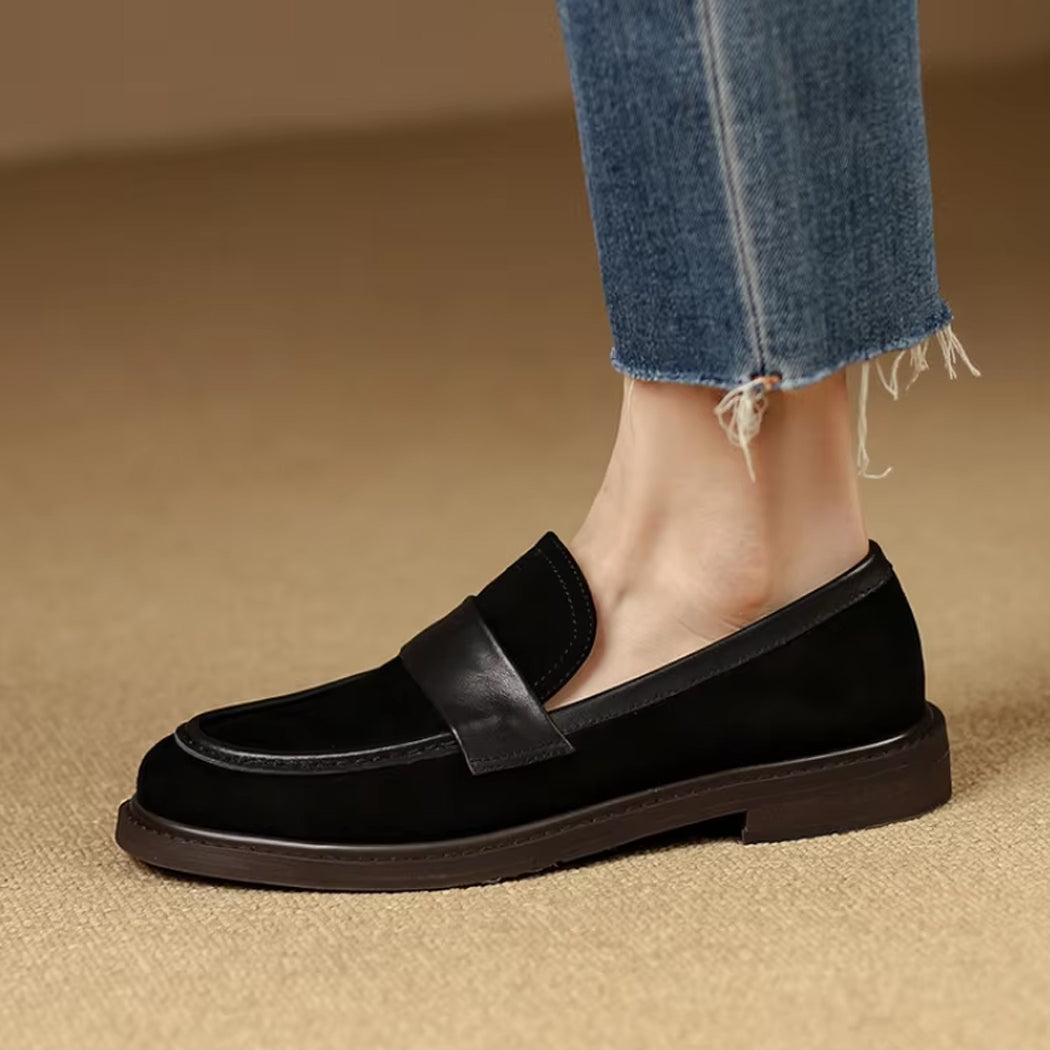 Klassischer Wildleder-Loafer für Damen