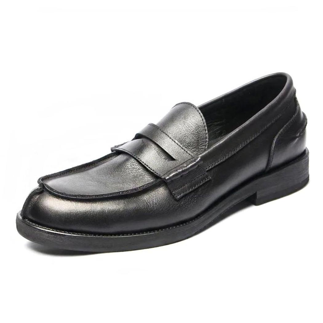 Loafer aus echtem Leder in Braun oder Schwarz für Herren