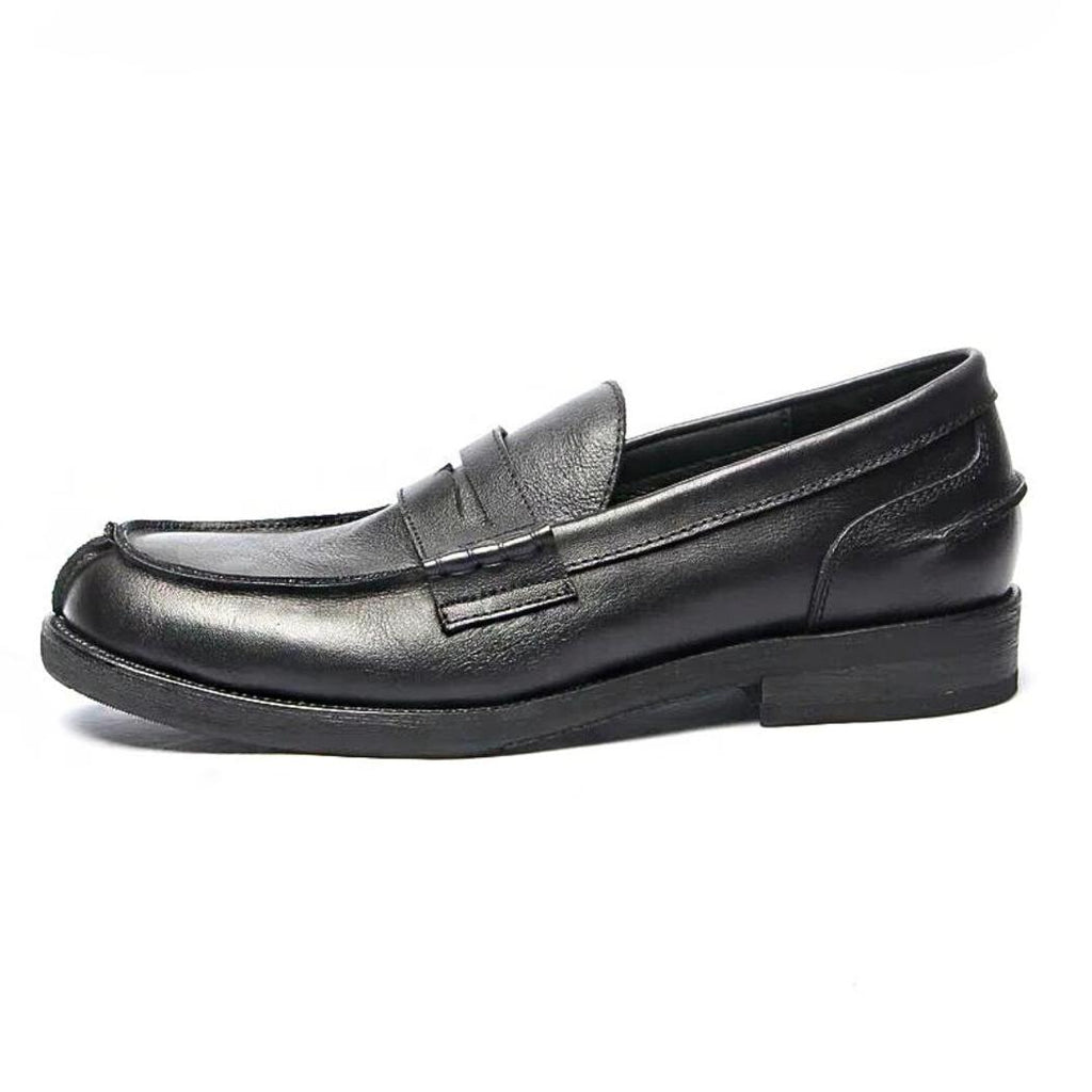Loafer aus echtem Leder in Braun oder Schwarz für Herren