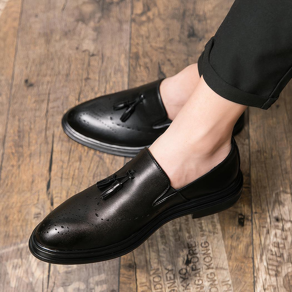 Klassische Loafer mit Quasten für Herren