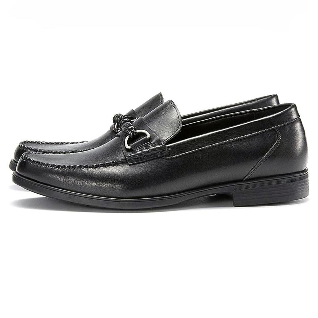 Loafer aus echtem Leder mit Horsebit für Herren