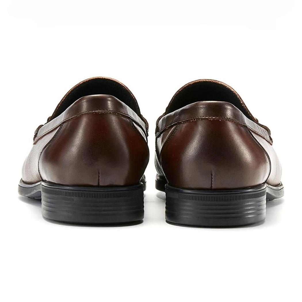 Loafer aus echtem Leder mit Horsebit für Herren