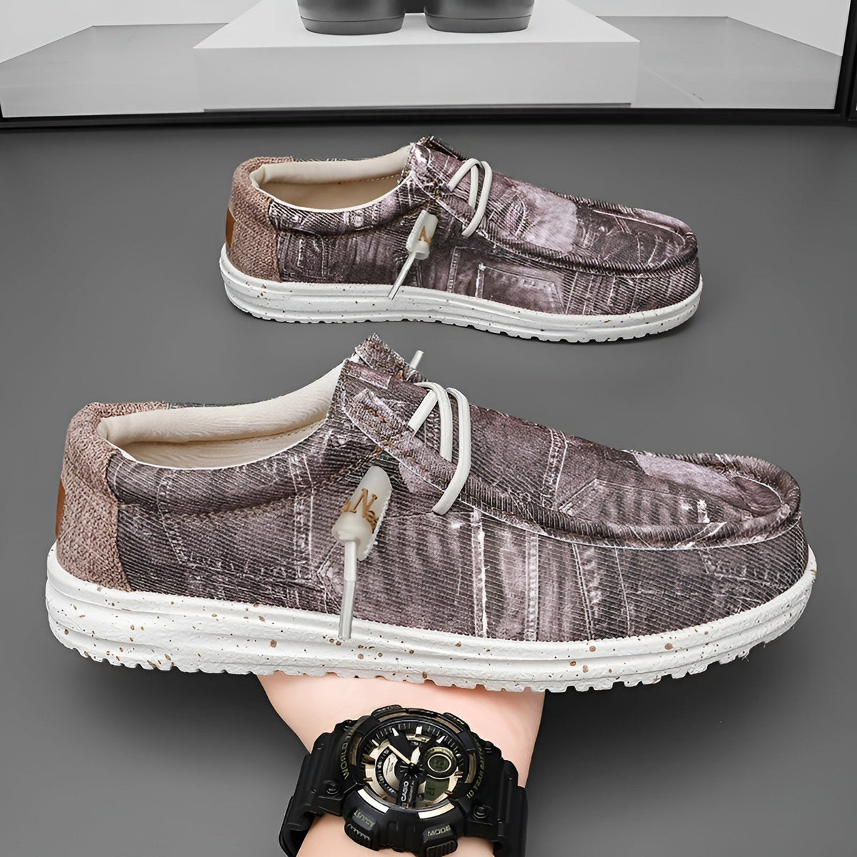 Loafer für Herren in Jeansoptik