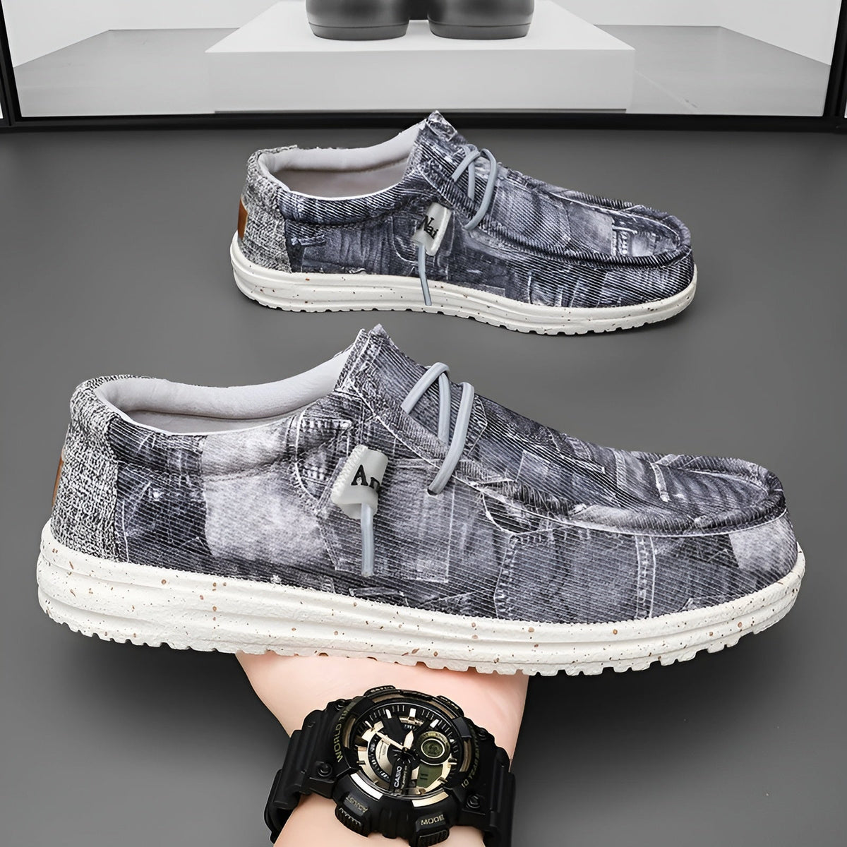 Loafer für Herren in Jeansoptik
