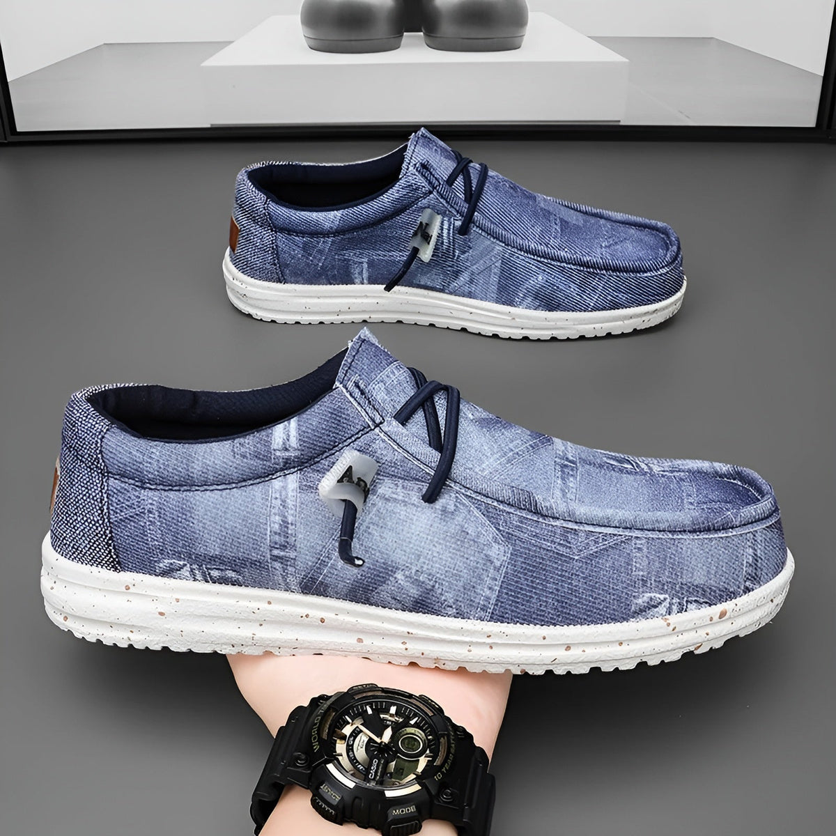 Loafer für Herren in Jeansoptik