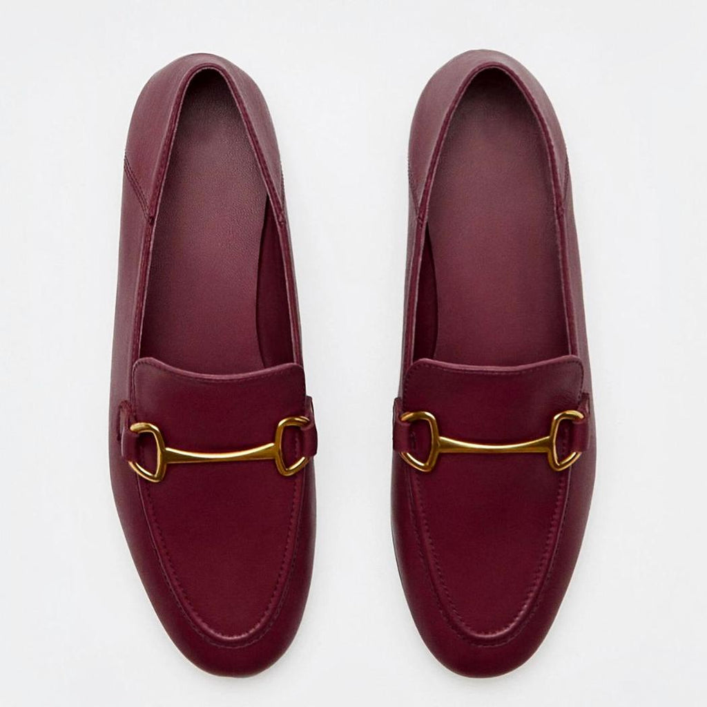 Dünne und leichte Loafer aus Echtleder