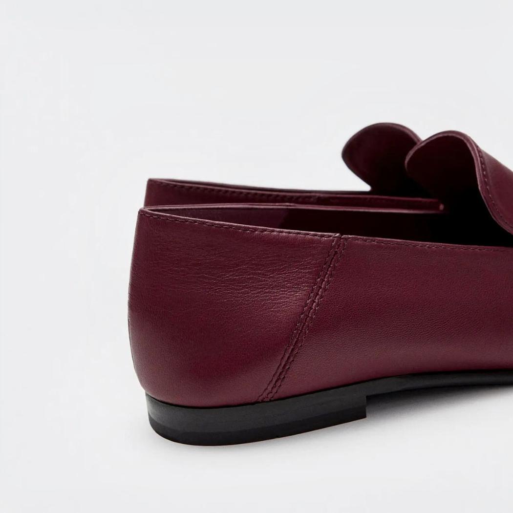 Dünne und leichte Loafer aus Echtleder