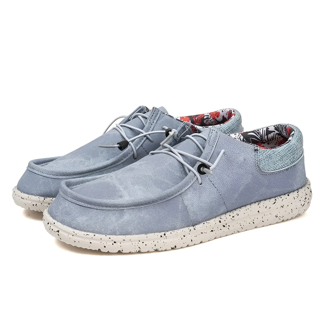 Loafer mit Blumenfutter für Herren aus Stoff