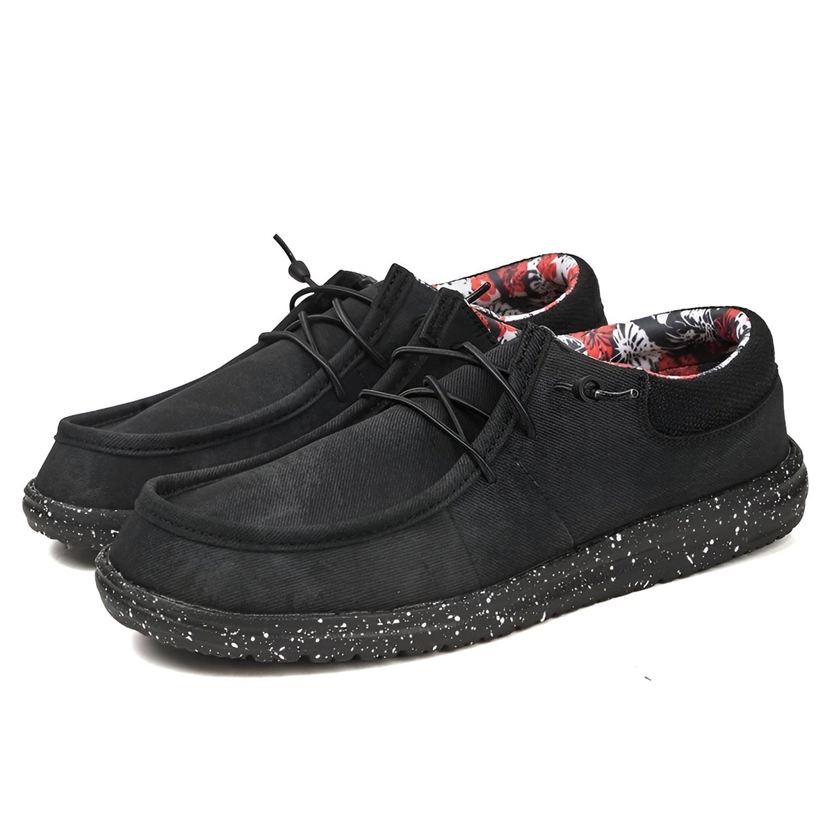 Loafer mit Blumenfutter für Herren aus Stoff
