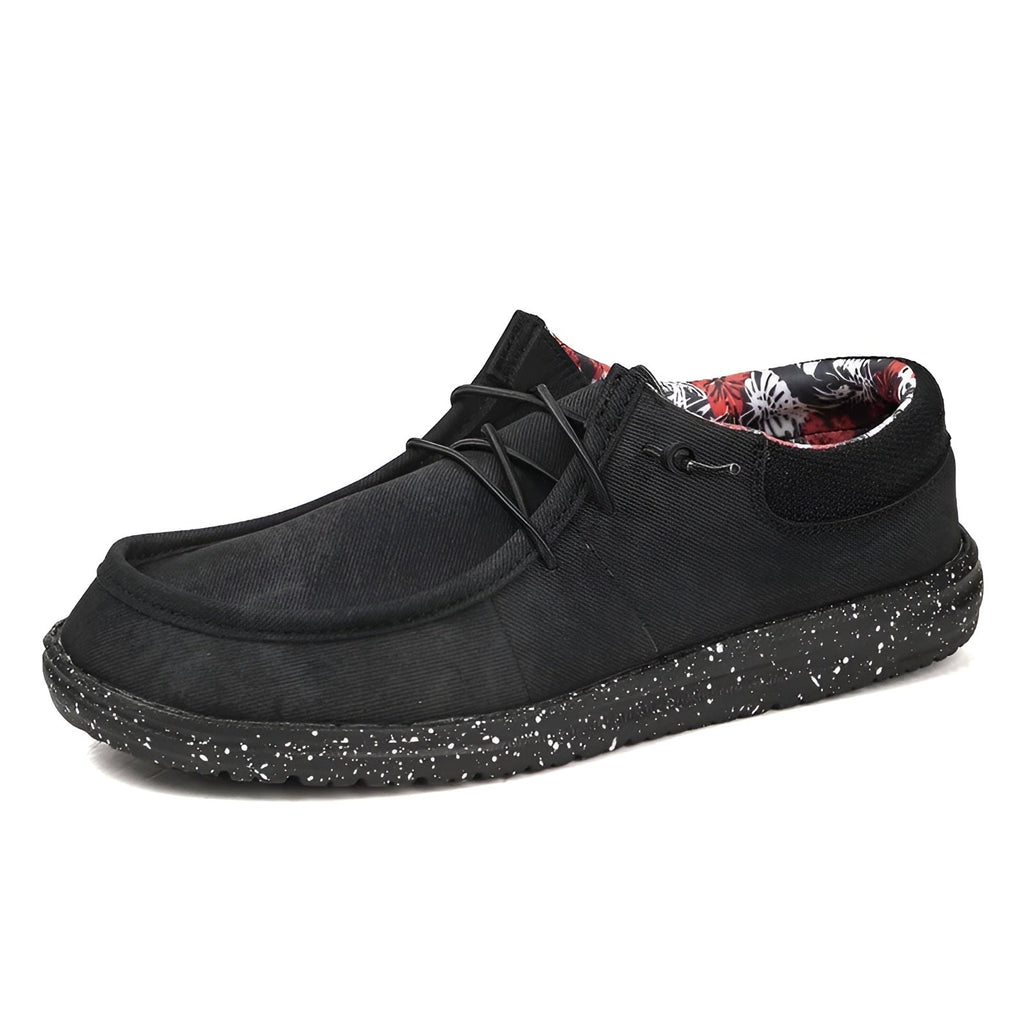 Loafer mit Blumenfutter für Herren aus Stoff