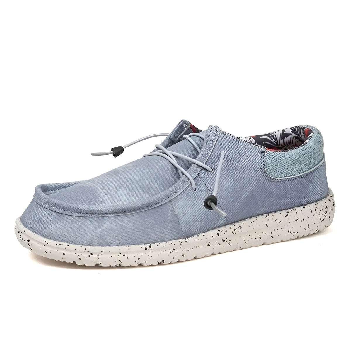 Loafer mit Blumenfutter für Herren aus Stoff