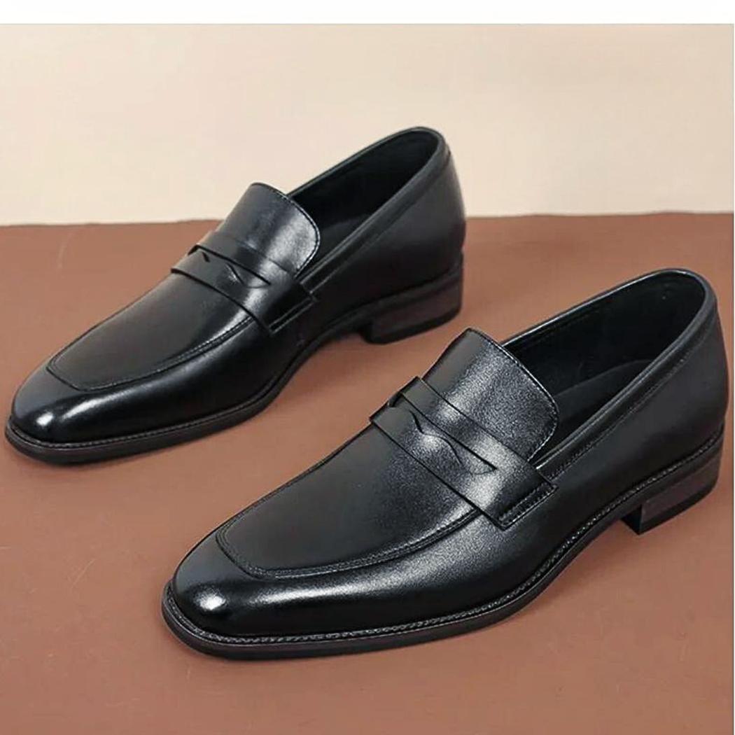 Elegante Loafer aus echtem Leder für Herren
