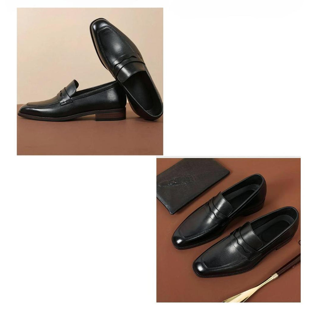 Elegante Loafer aus echtem Leder für Herren