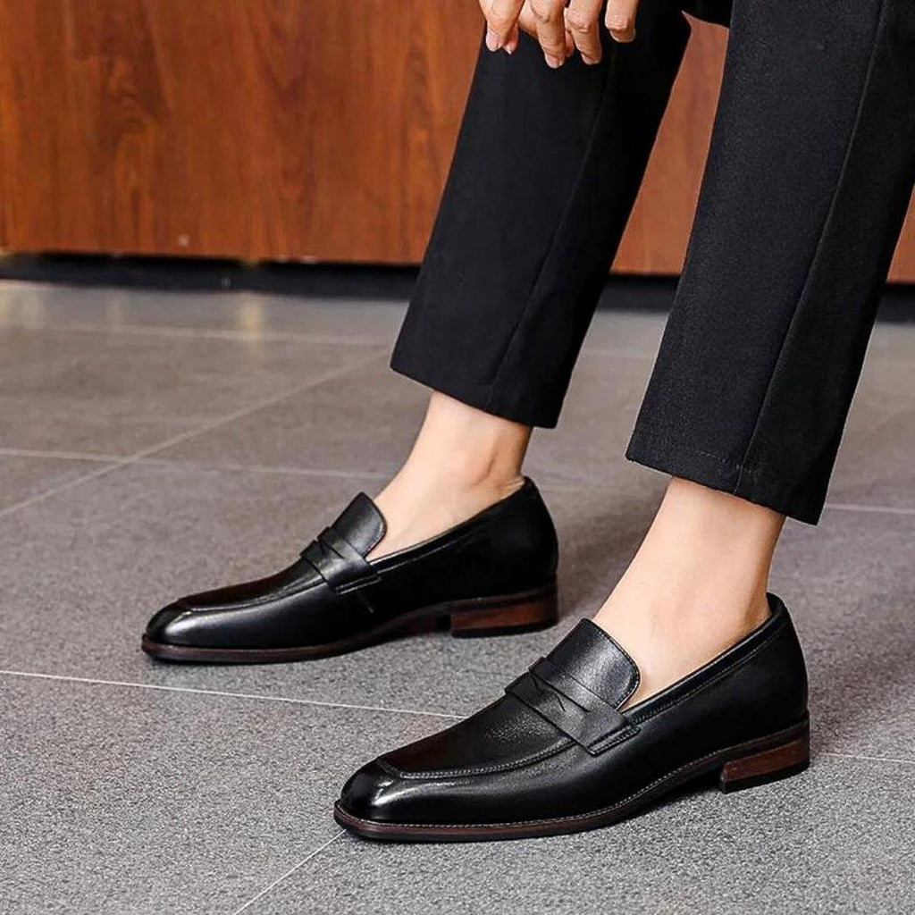 Elegante Loafer aus echtem Leder für Herren