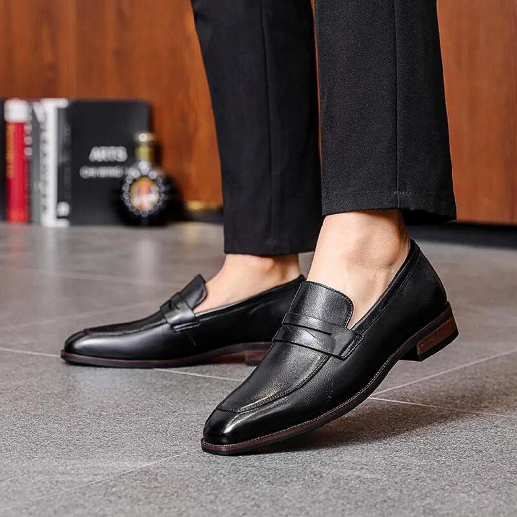 Elegante Loafer aus echtem Leder für Herren