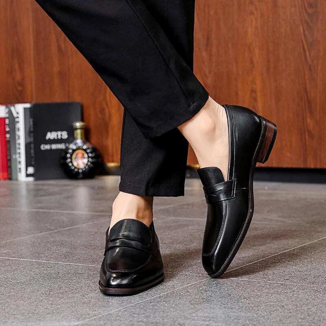 Elegante Loafer aus echtem Leder für Herren