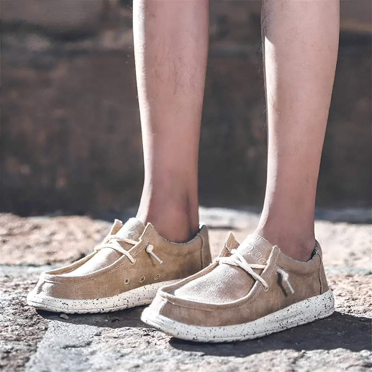 Loafer für Herren aus Denim