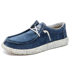 Loafer für Herren aus Denim, Blau