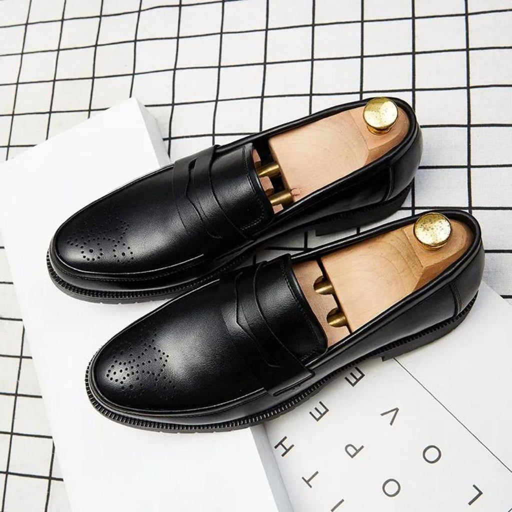 Hochzeits-Loafer aus Kunstleder für Herren