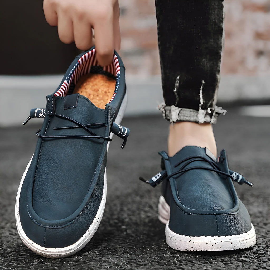 Amerikanische Loafer aus Kunstleder für Herren