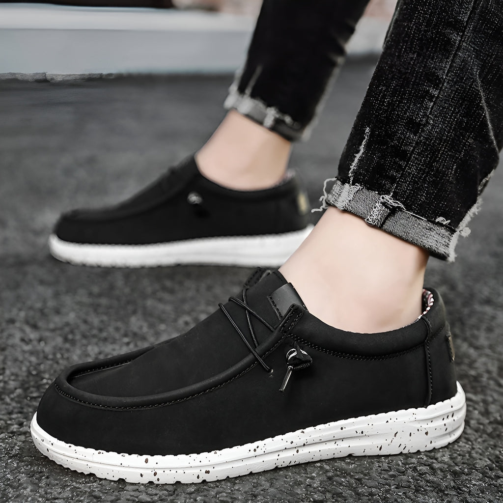 Amerikanische Loafer aus Kunstleder für Herren