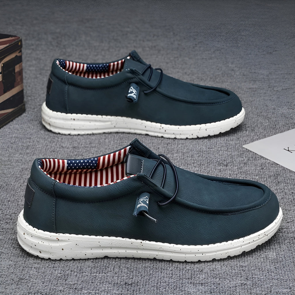 Amerikanische Loafer aus Kunstleder für Herren