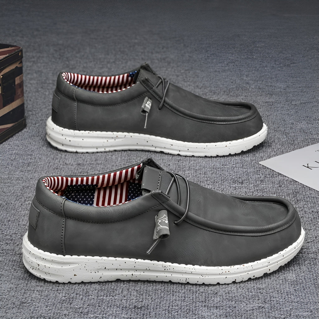 Amerikanische Loafer aus Kunstleder für Herren