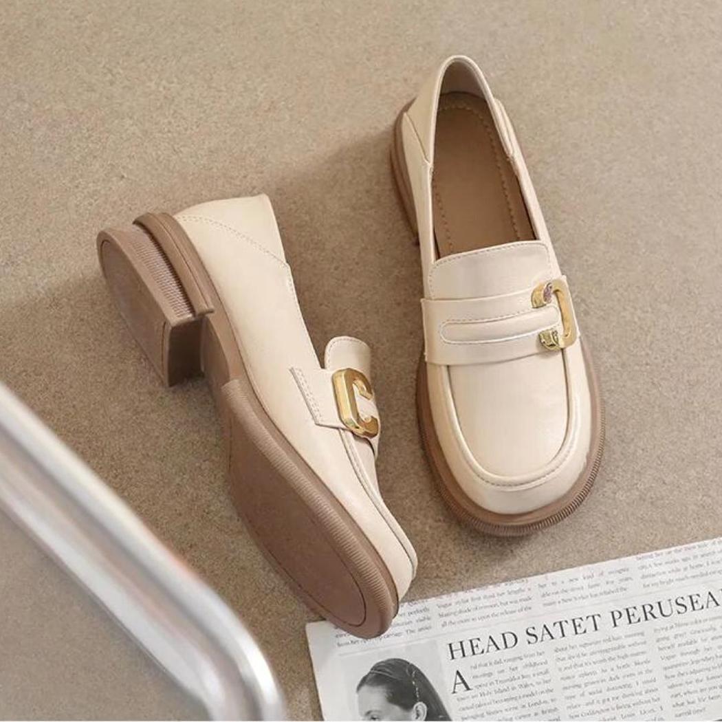 Weiche und elegante Loafer aus echtem Leder für Damen