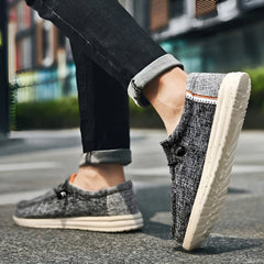Canvas-Loafer für Herren, Grau