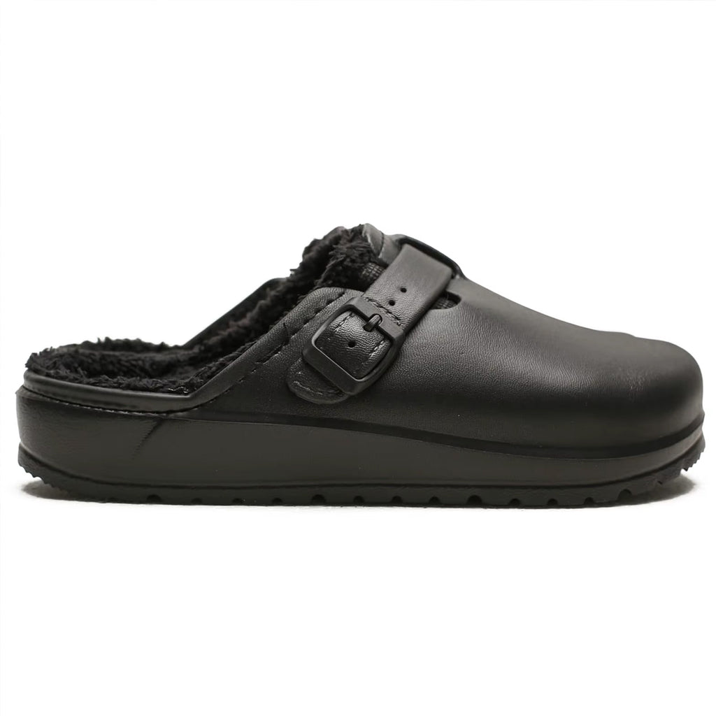 Gefütterter Clogs-Loafer aus Kunstleder für Damen