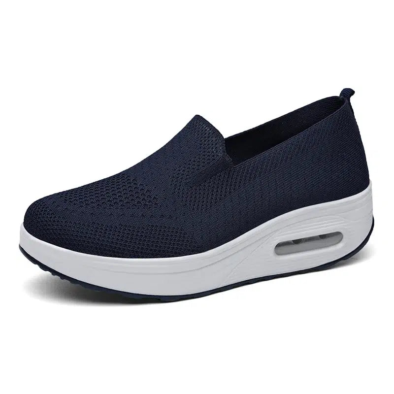 Atmungsaktive weiche Loafer aus Stoff für Damen