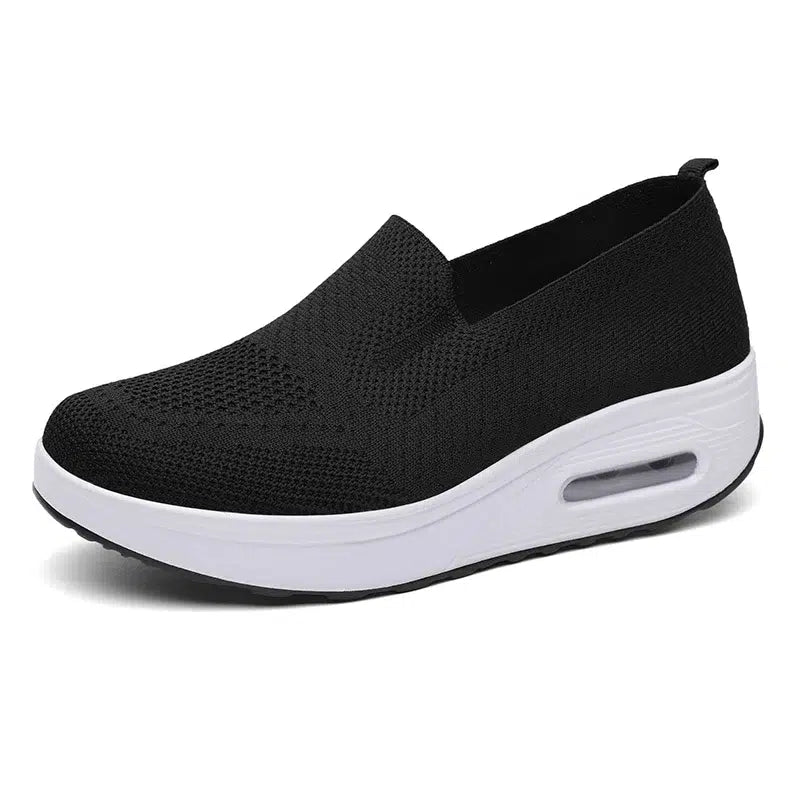 Atmungsaktive weiche Loafer aus Stoff für Damen