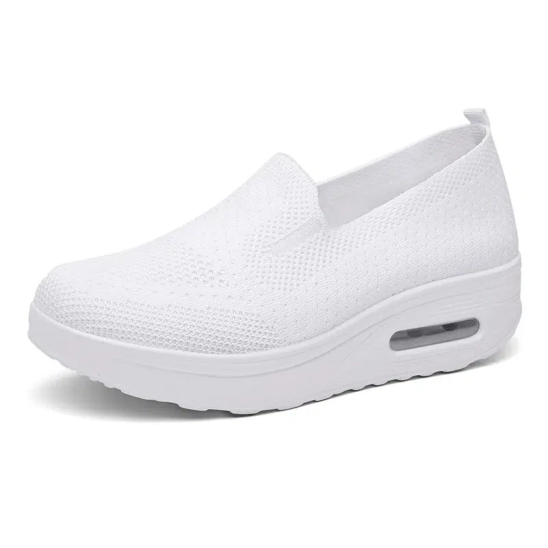 Atmungsaktive weiche Loafer aus Stoff für Damen